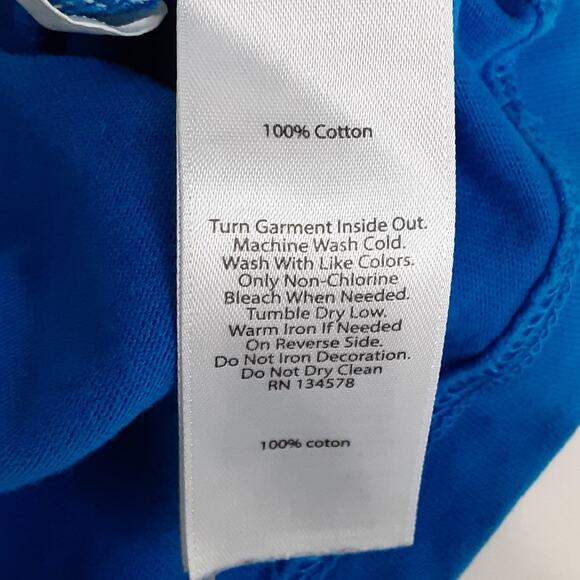 Vineyard Vines Whale Tee Set 2pc Solid Blue & Happy Hanukkah Long Sleeve 3T/4T - Picture 7 of 16